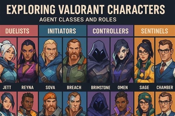 Exploring valorant characters - agents and their unique abilities