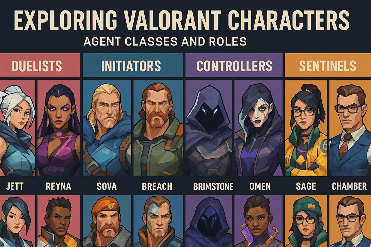 Exploring valorant characters - agents and their unique abilities